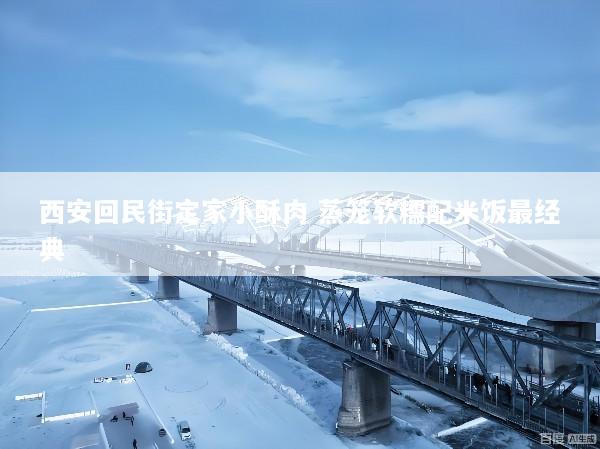 西安回民街定家小酥肉 蒸笼软糯配米饭最经典
