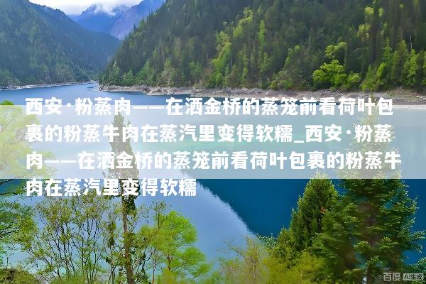 西安·粉蒸肉——在洒金桥的蒸笼前看荷叶包裹的粉蒸牛肉在蒸汽里变得软糯_西安·粉蒸肉——在洒金桥的蒸笼前看荷叶包裹的粉蒸牛肉在蒸汽里变得软糯